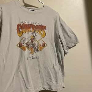 Baggy cropped T-shirt